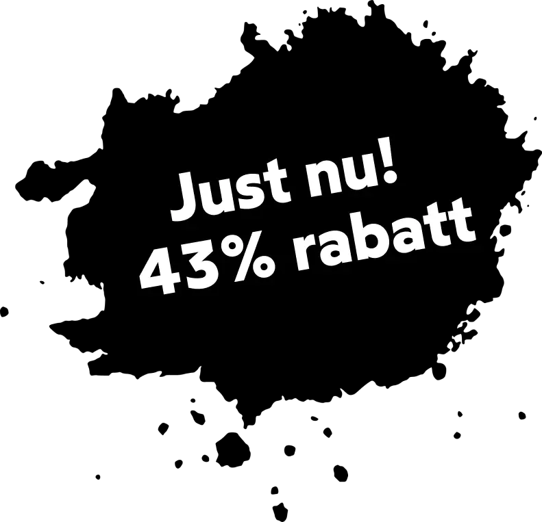 Just nu! 43% rabatt